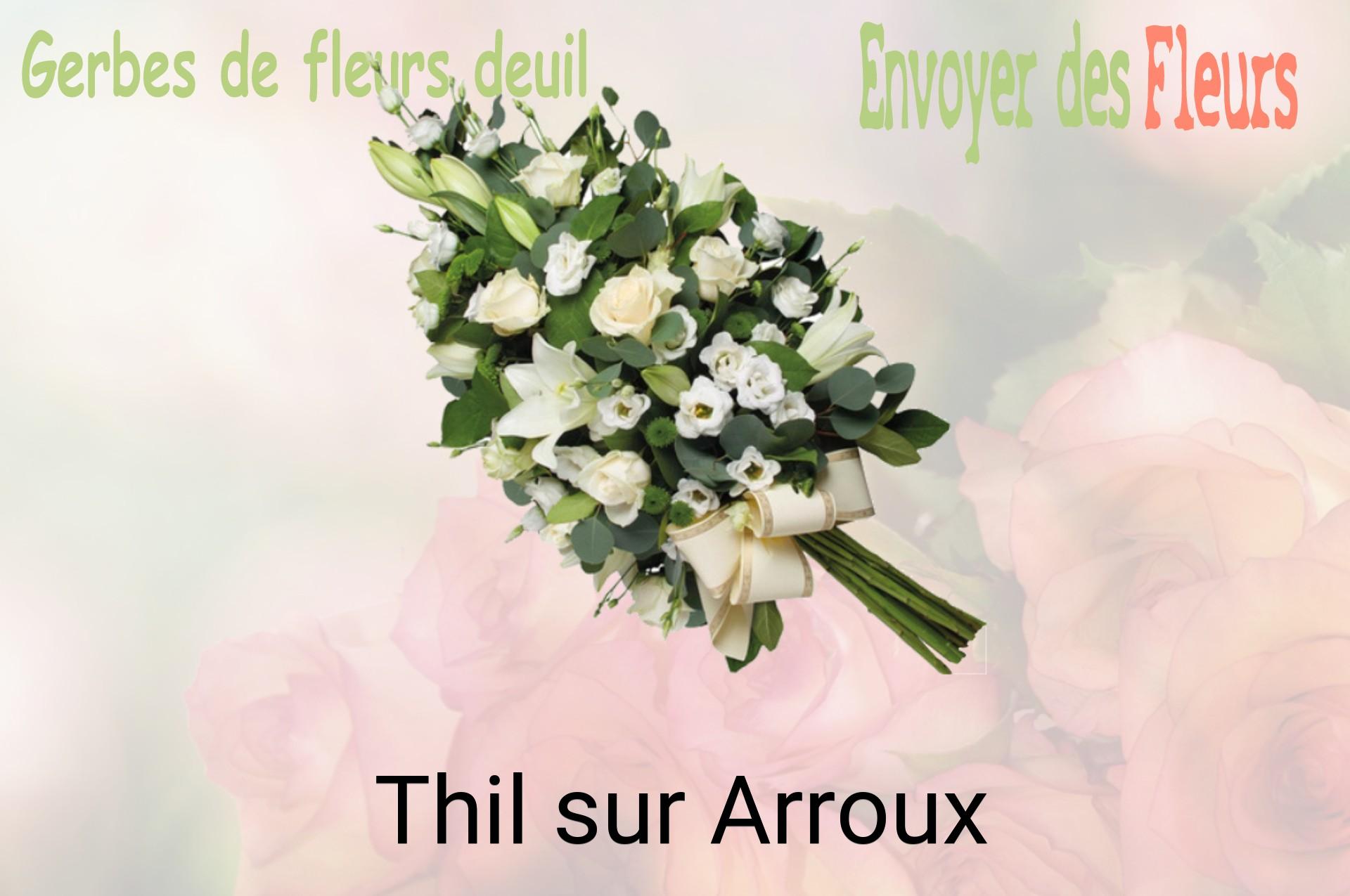 Gerbe de fleurs de deuil livrée à Thil-sur-Arroux